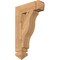 Ekena Millwork Funston Arts & Crafts Smooth Bracket, Western Red Cedar, 3 1/2"W x 14"D x 22"H BKT04X14X22FST03SWR - alternate 1